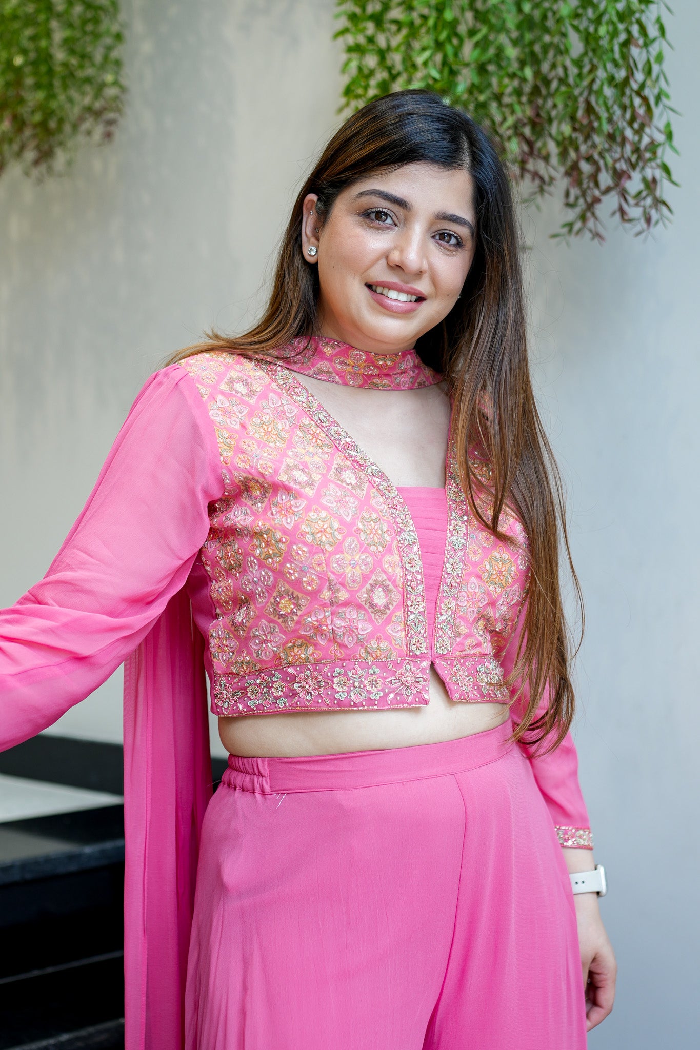 Adhira Hand Embroidered Garara Set