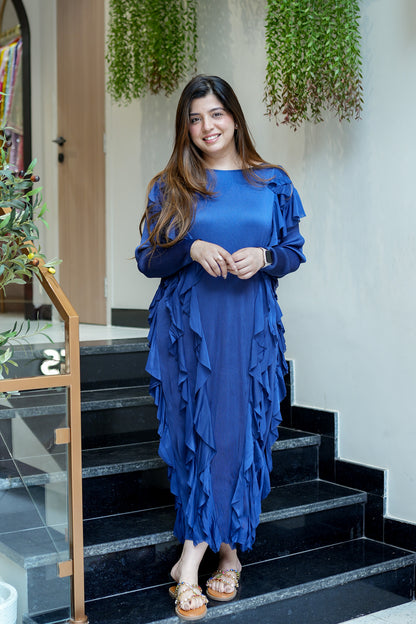 Cleo Pleated Frill Dress