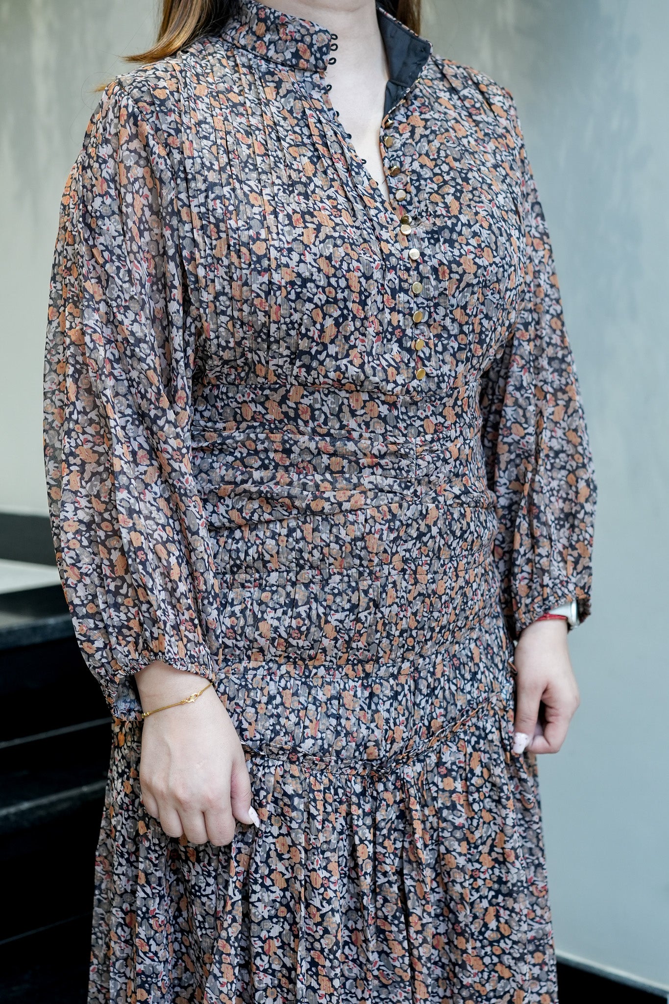 Fresha Printed Long Maxi Dress
