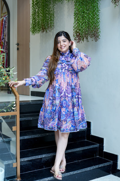 Maeve Floral Printed Short Dress