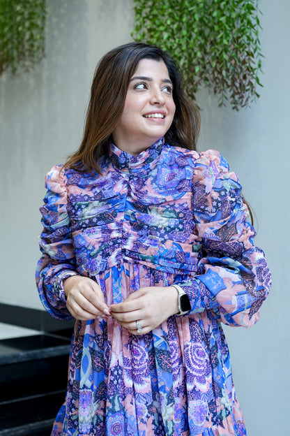 Maeve Floral Printed Short Dress