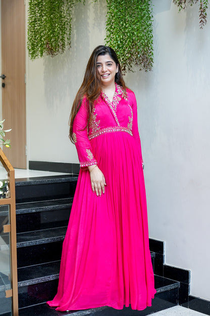 Sara Hand Embroidered Anarkali