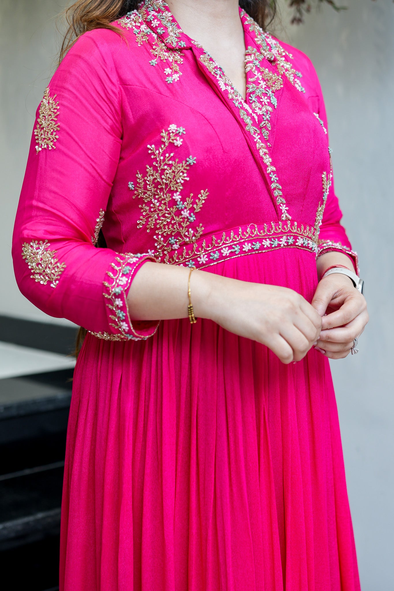 Sara Hand Embroidered Anarkali