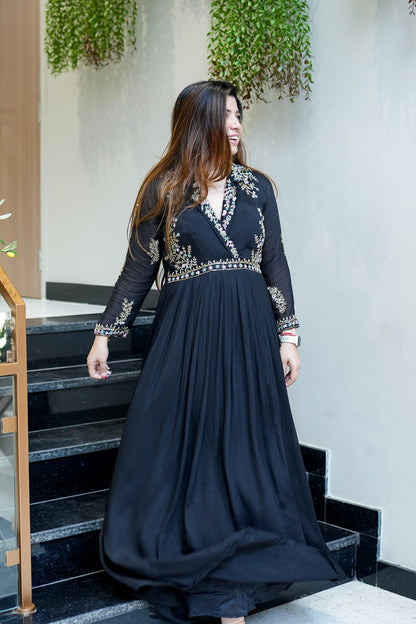 Sara Hand Embroidered Anarkali