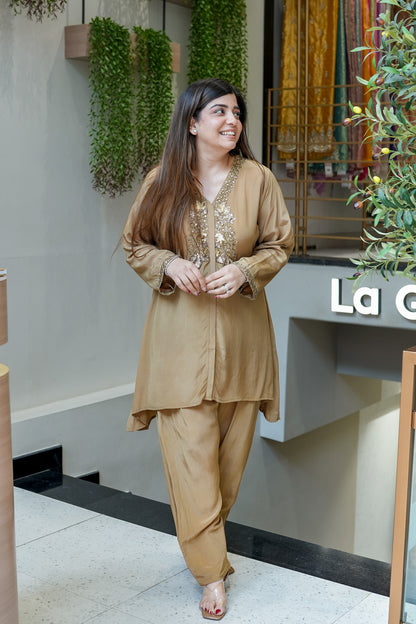 Reefa Embroidered Co ord Set