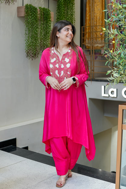 Doha Embroidered Co ord Set
