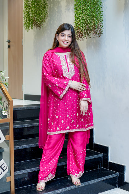 Ruhani Hand Embroidered Suit Set