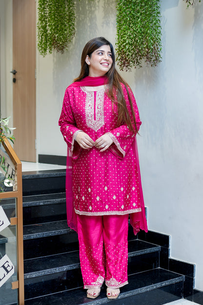 Ruhani Hand Embroidered Suit Set
