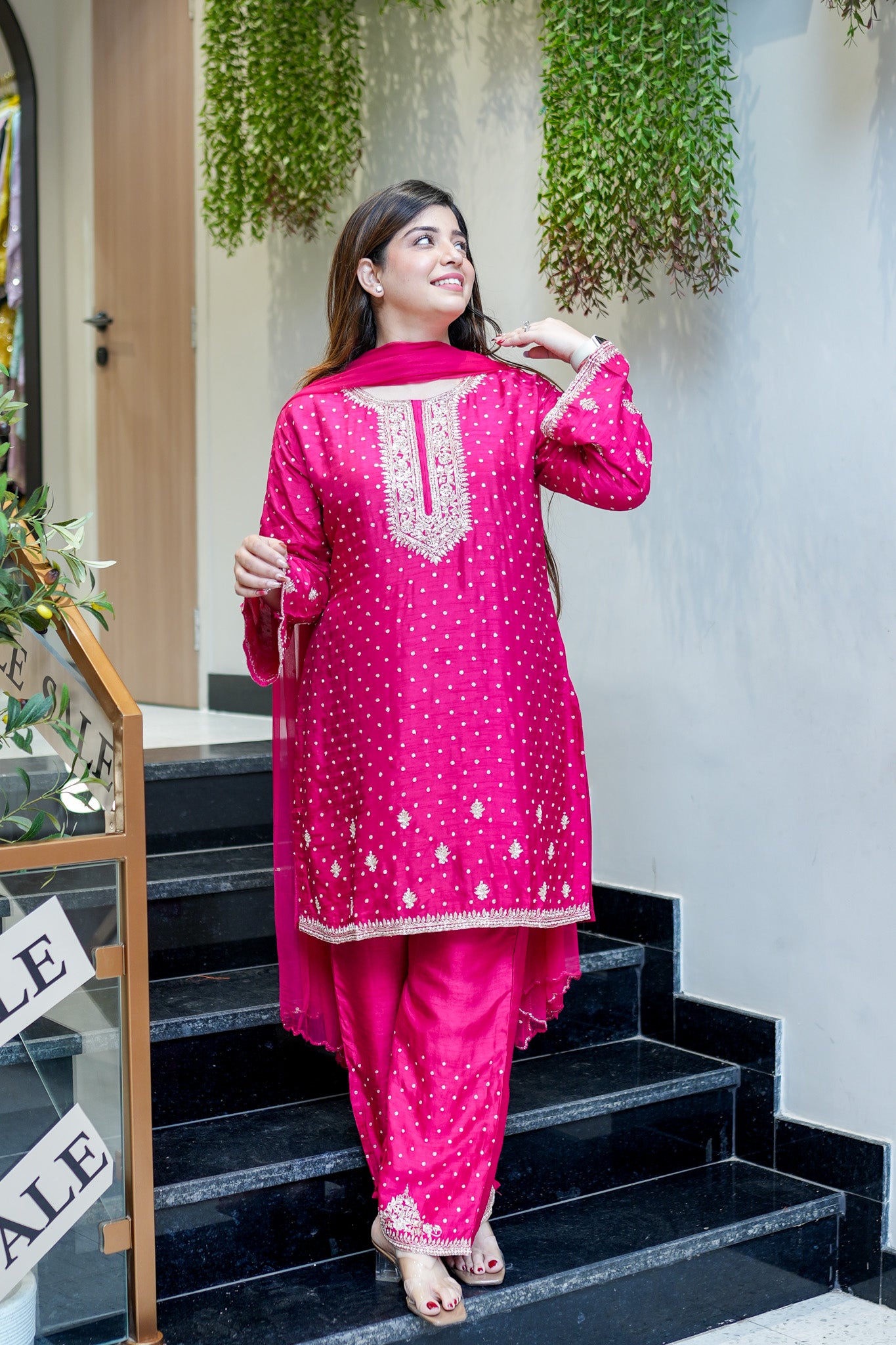 Ruhani Hand Embroidered Suit Set
