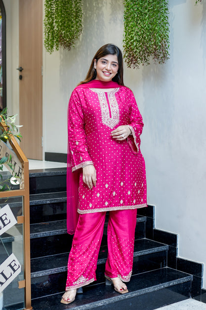 Ruhani Hand Embroidered Suit Set