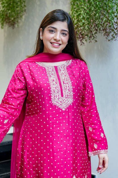 Ruhani Hand Embroidered Suit Set