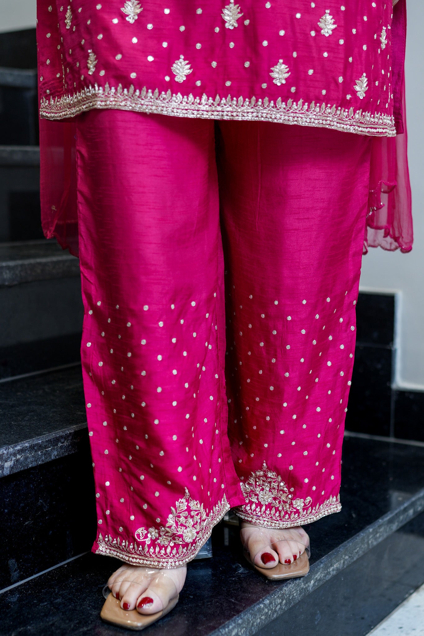 Ruhani Hand Embroidered Suit Set