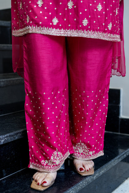 Ruhani Hand Embroidered Suit Set