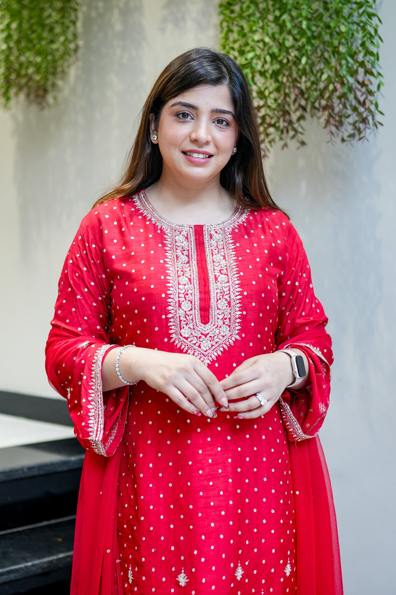 Ruhani Hand Embroidered Suit Set