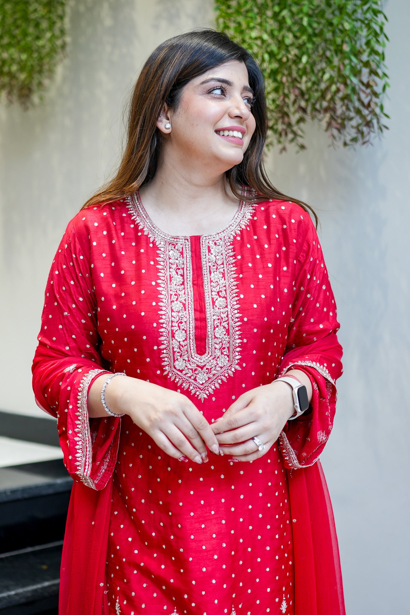 Ruhani Hand Embroidered Suit Set