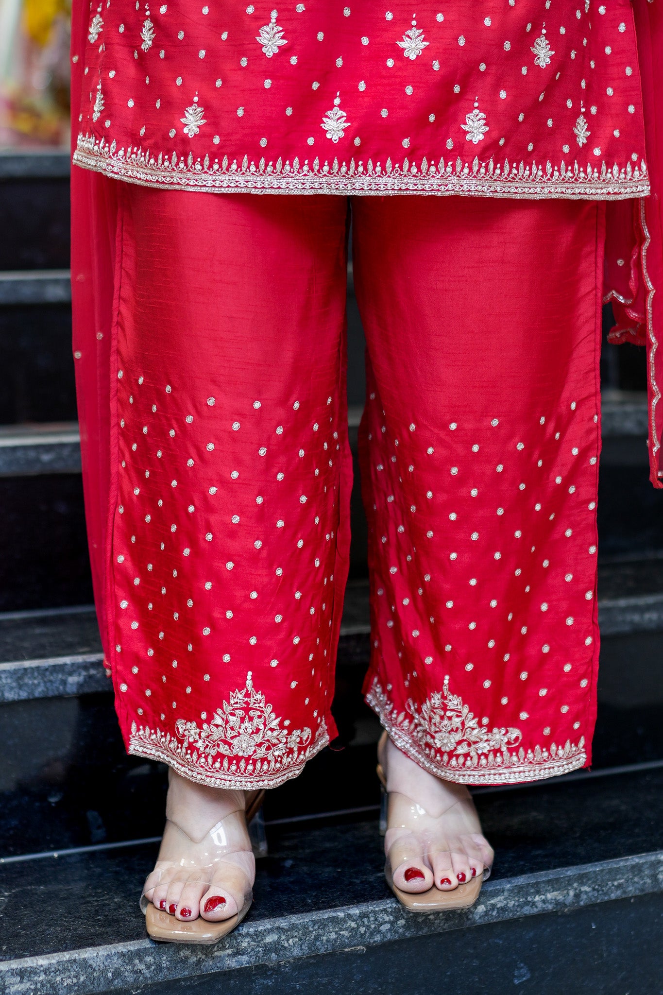 Ruhani Hand Embroidered Suit Set