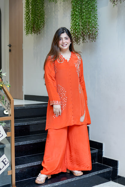 Khubani Embroidered Co ord Set