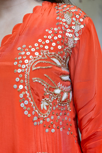 Khubani Embroidered Co ord Set