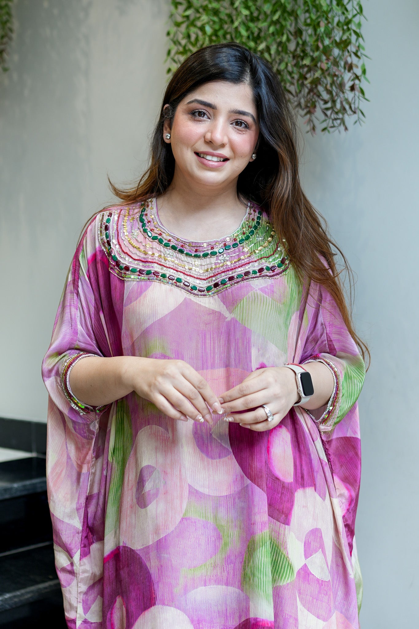 Razia Embroidered Co ord Set