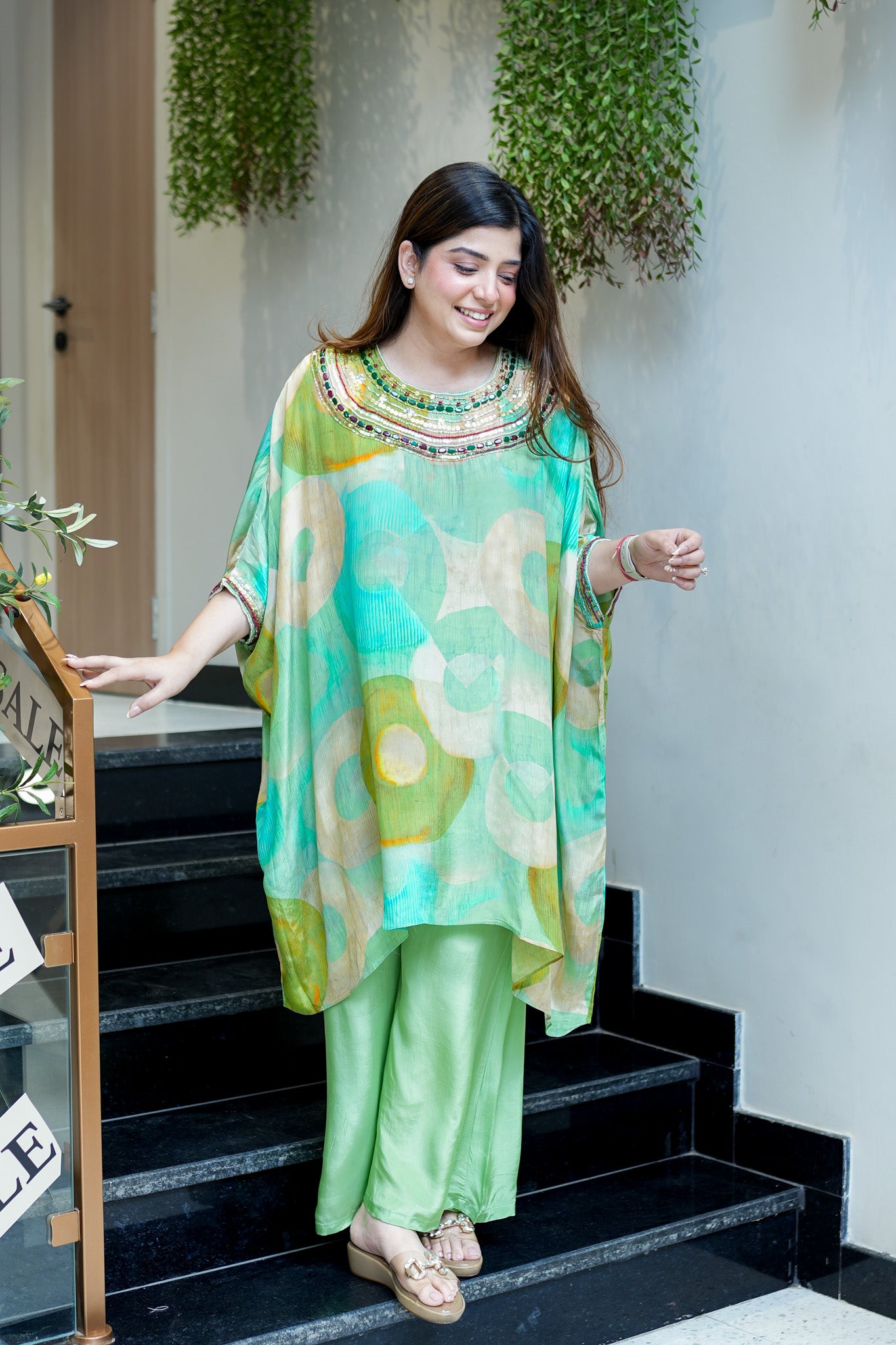 Razia Embroidered Co ord Set