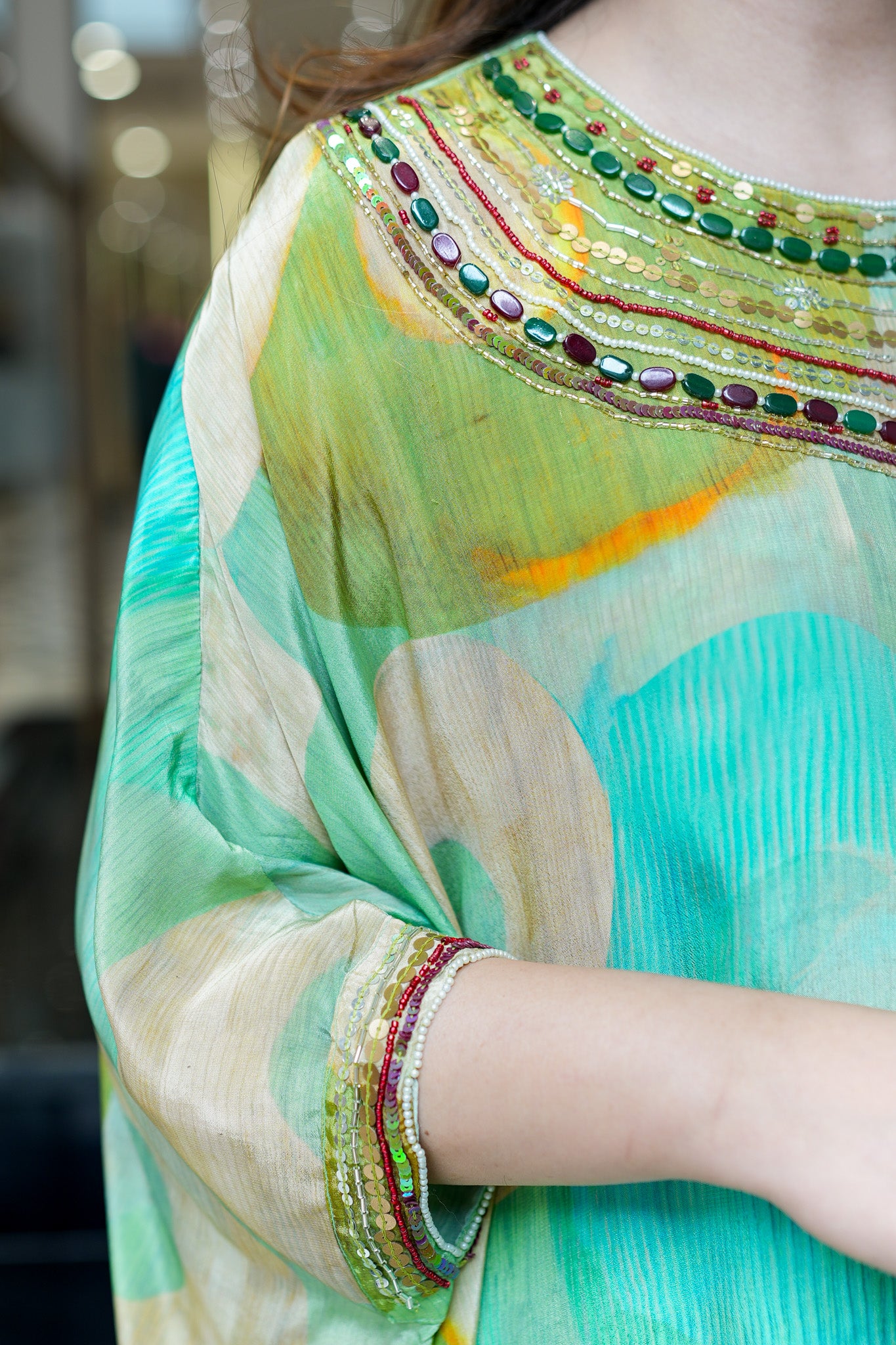 Razia Embroidered Co ord Set