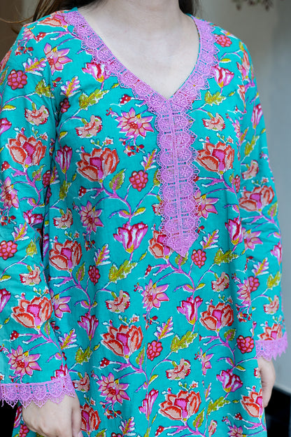 Taani Floral Farshi Salwar Set