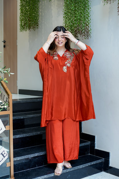 Rinia Embroidered Cord Set
