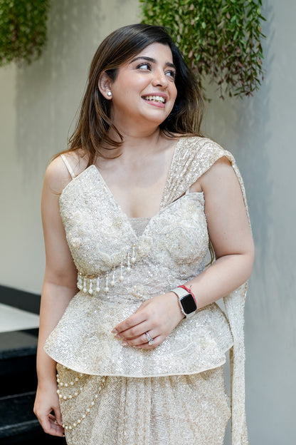 Revy Bling Drape Saree