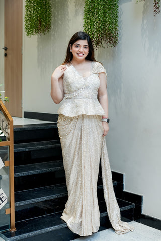 Revy Bling Drape Saree