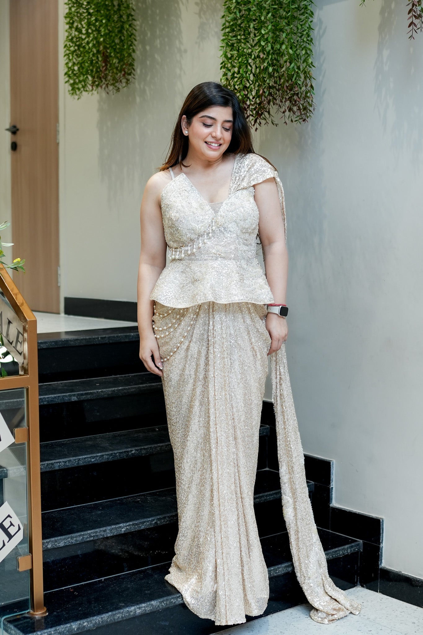 Revy Bling Drape Saree