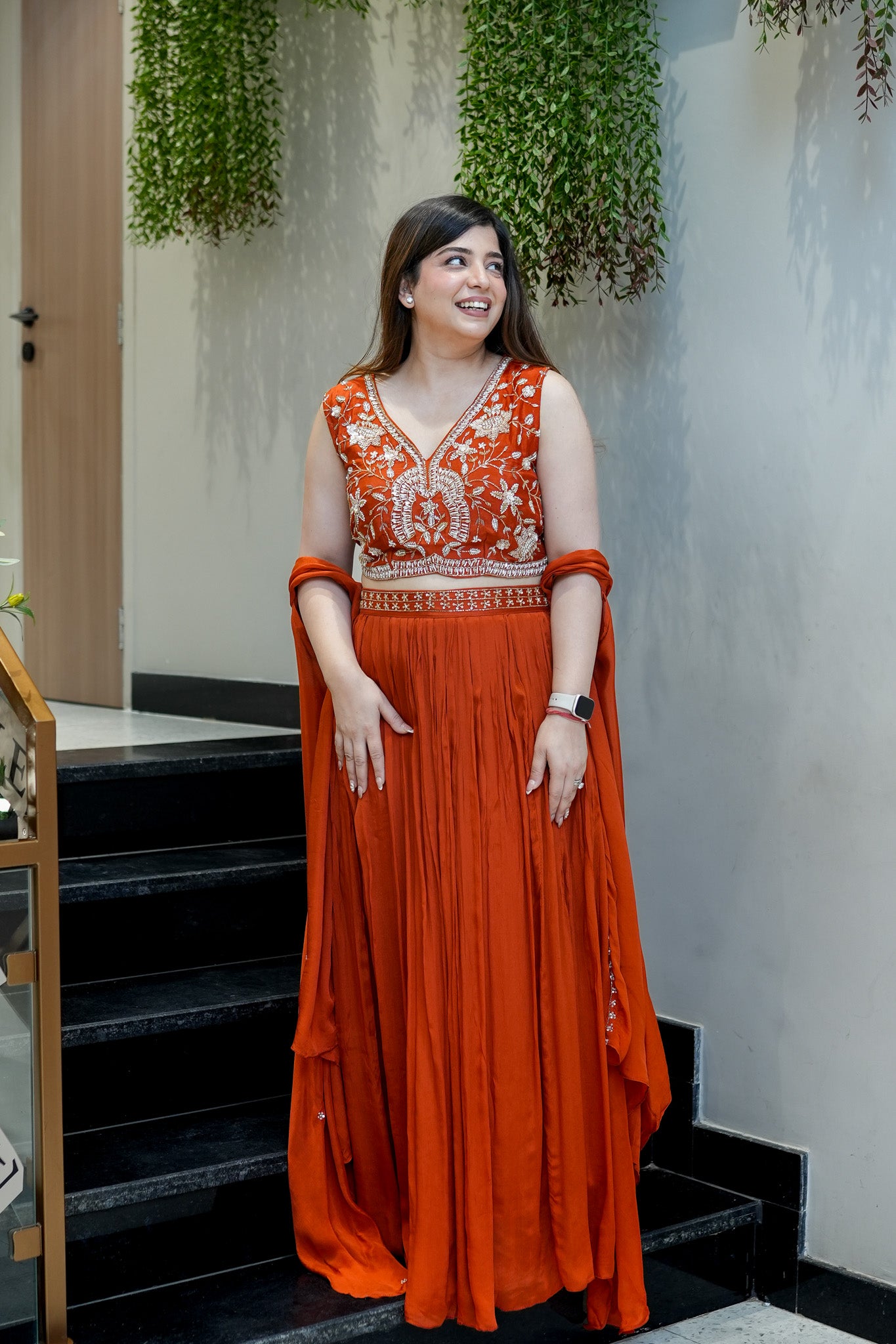 Masaya Hand Embroidered Cape Set