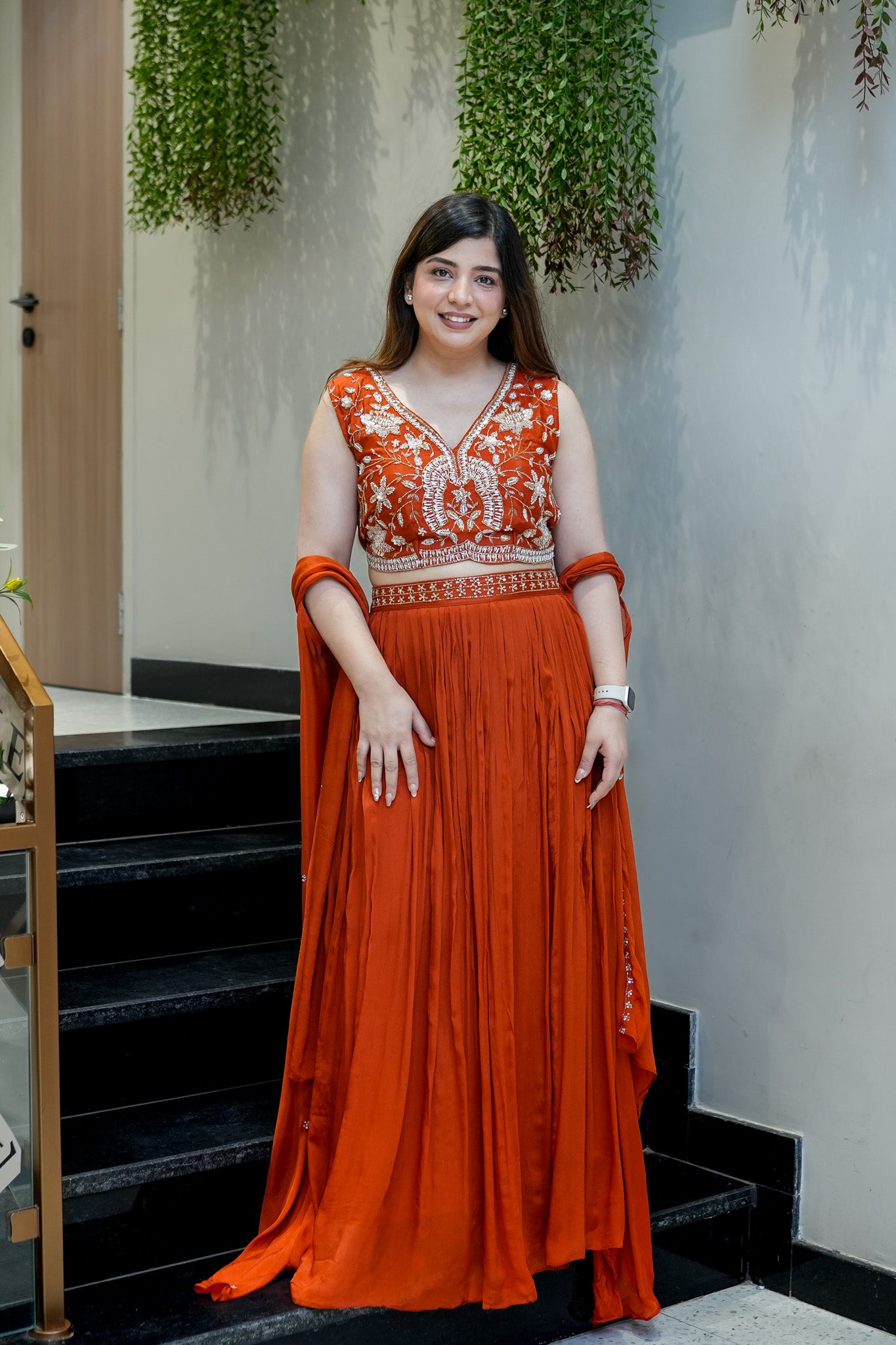 Masaya Hand Embroidered Cape Set