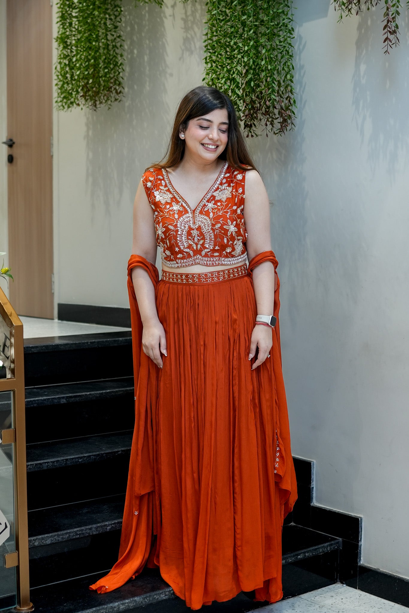 Masaya Hand Embroidered Cape Set