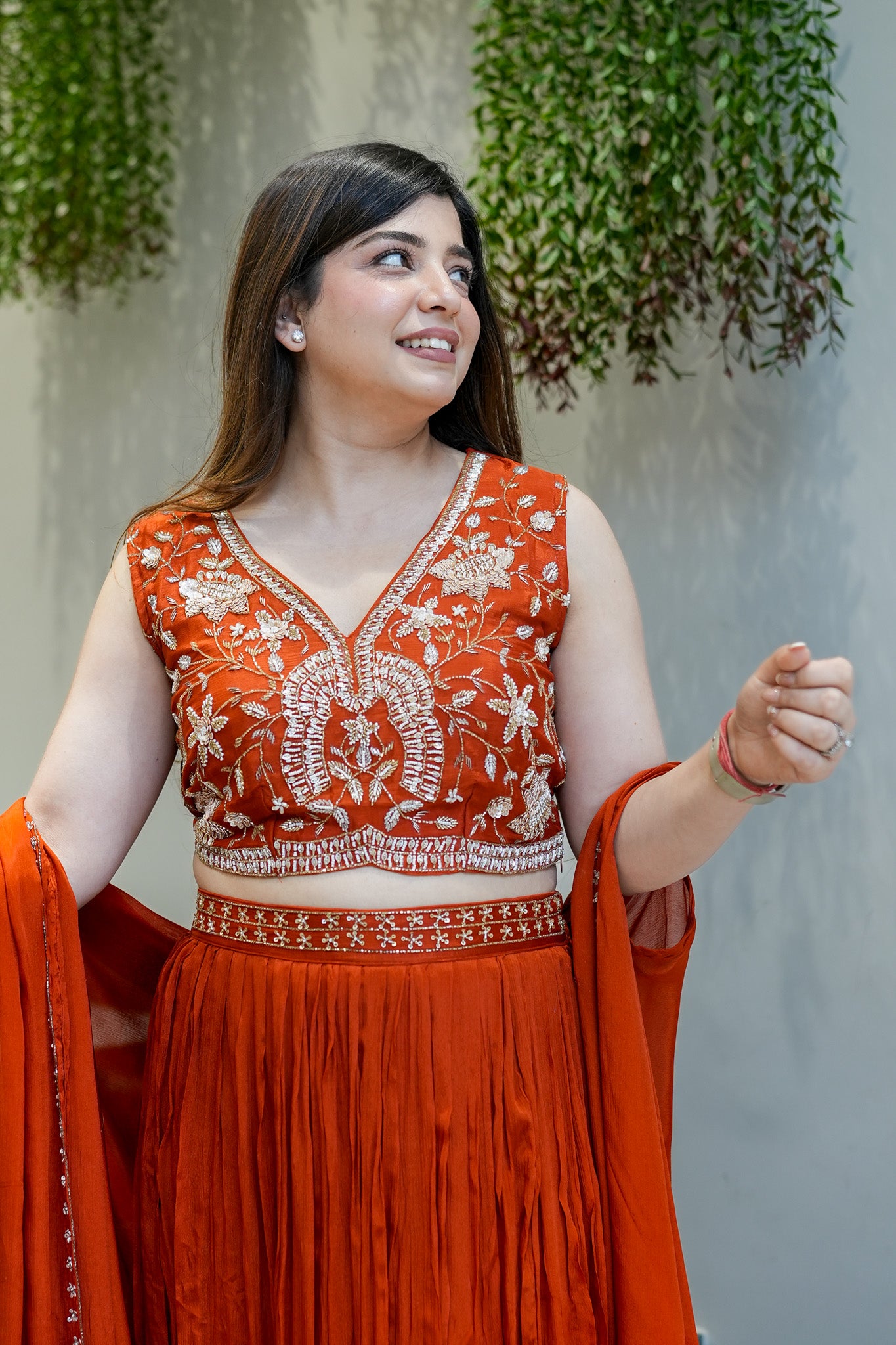 Masaya Hand Embroidered Cape Set