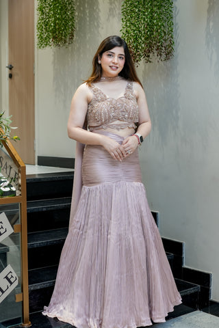 Ananya Embroidered Fish Cut Lehenga