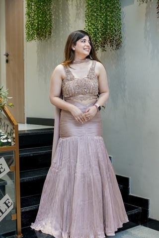 Ananya Embroidered Fish Cut Lehenga