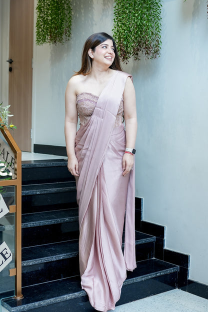 Samyra Embroidered Drape Saree