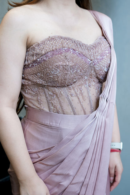 Samyra Embroidered Drape Saree
