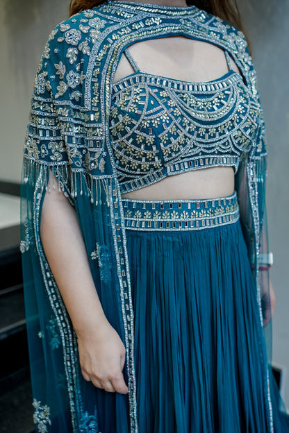 Kishwer Hand Embroidered Three Piece Set