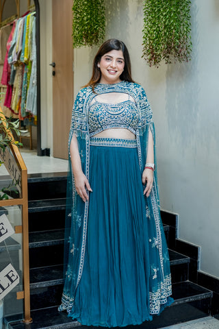 Kishwer Hand Embroidered Three Piece Set
