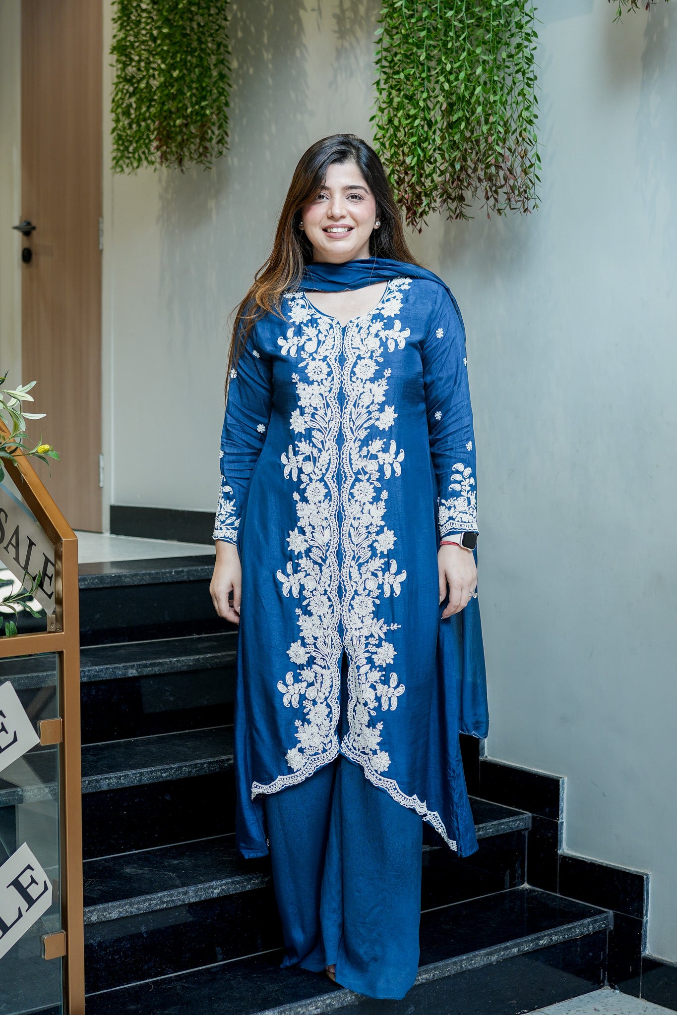 Jeeha Hand Embroidered Suit Set