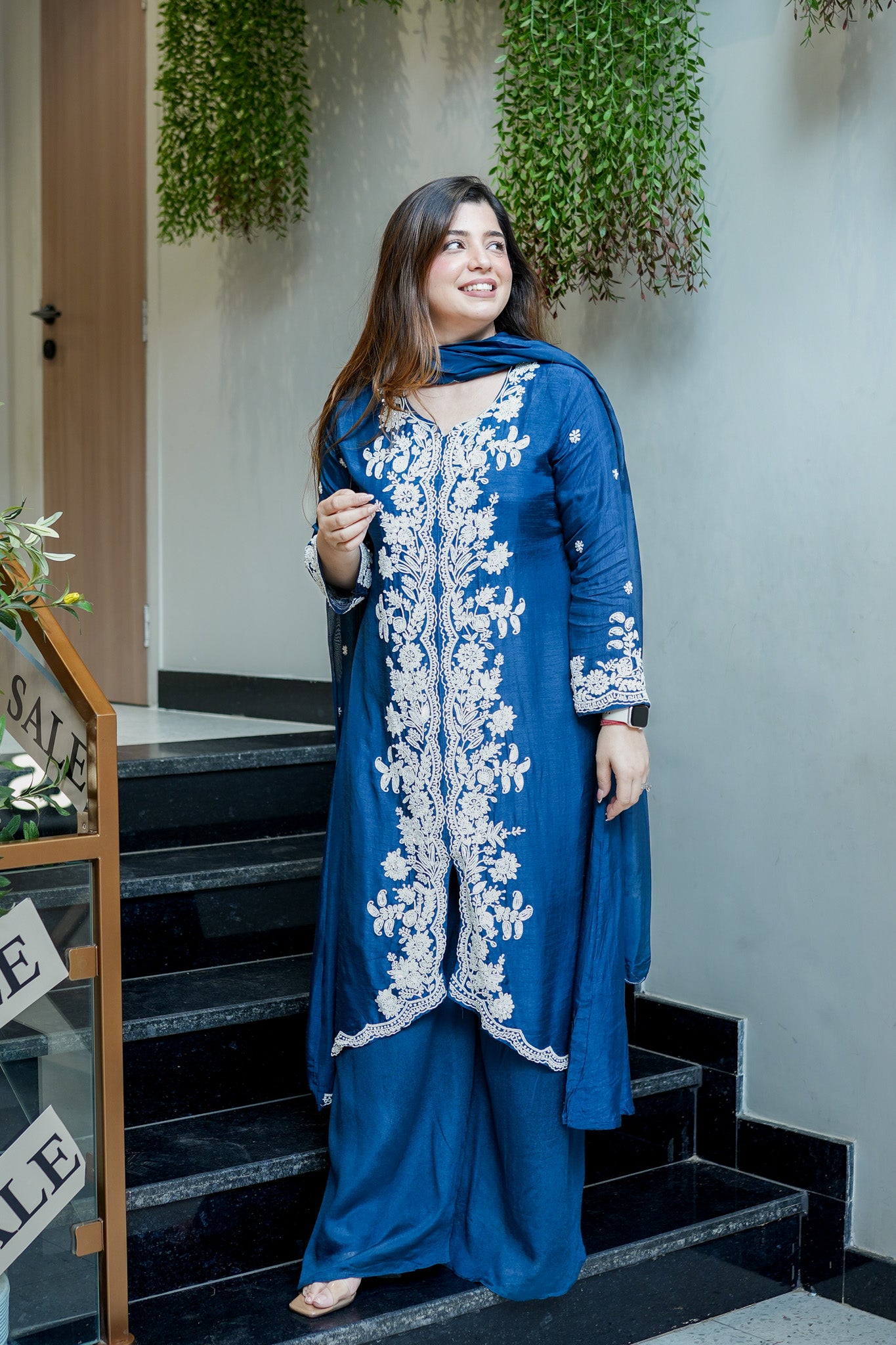 Jeeha Hand Embroidered Suit Set