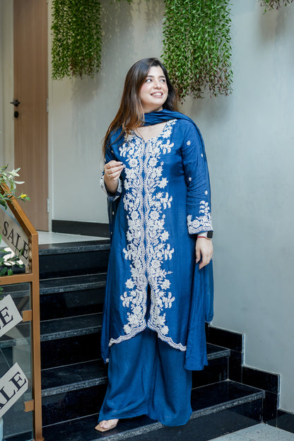Jeeha Hand Embroidered Suit Set