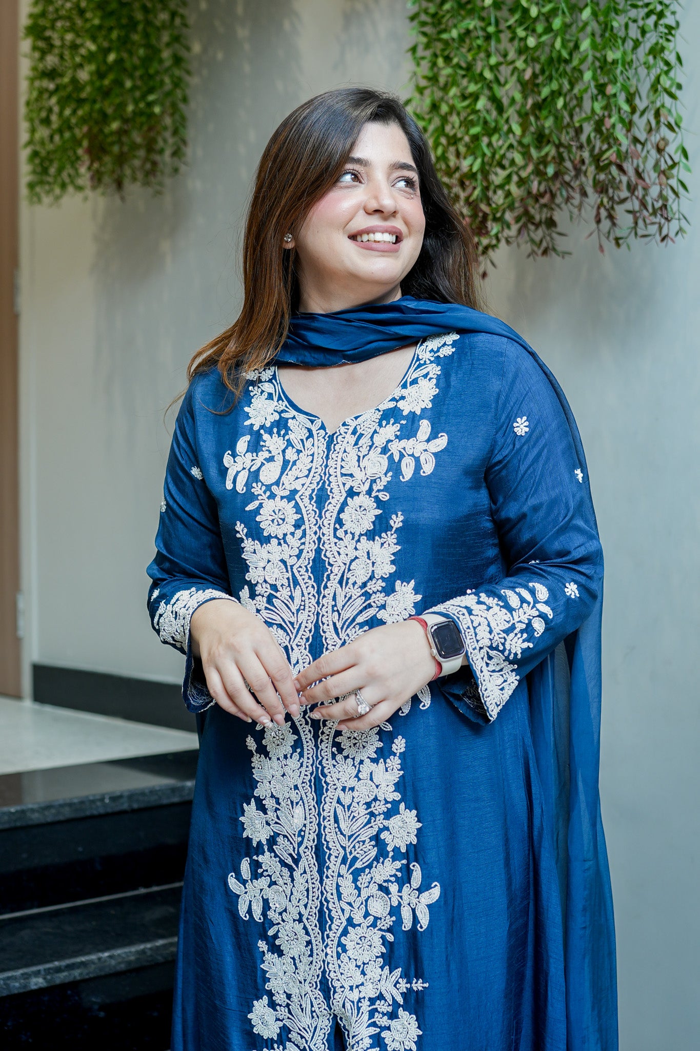Jeeha Hand Embroidered Suit Set