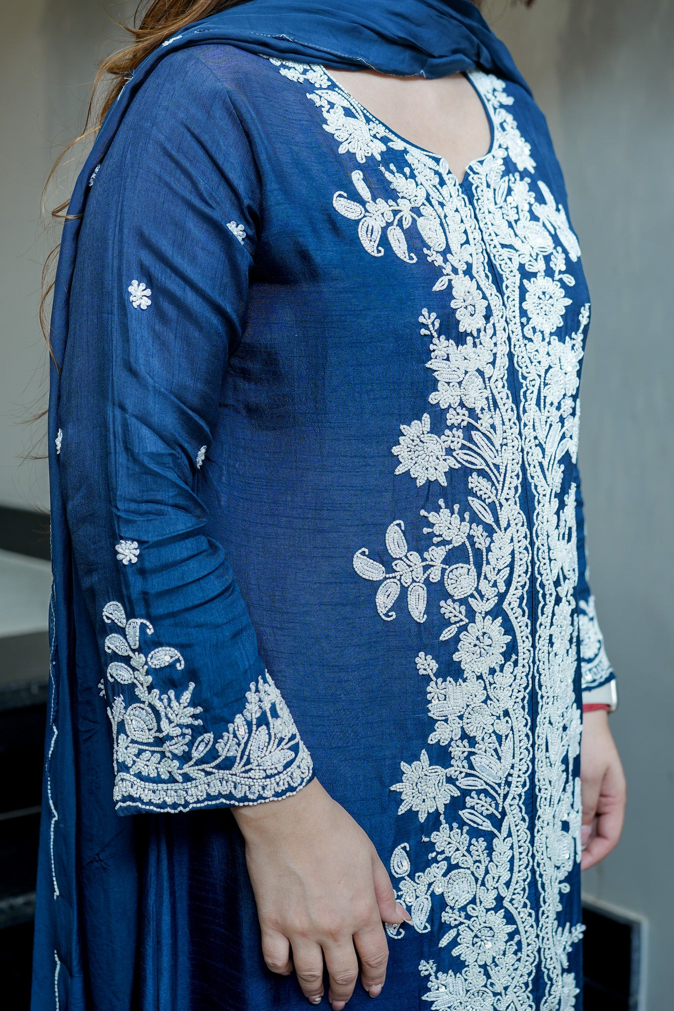 Jeeha Hand Embroidered Suit Set