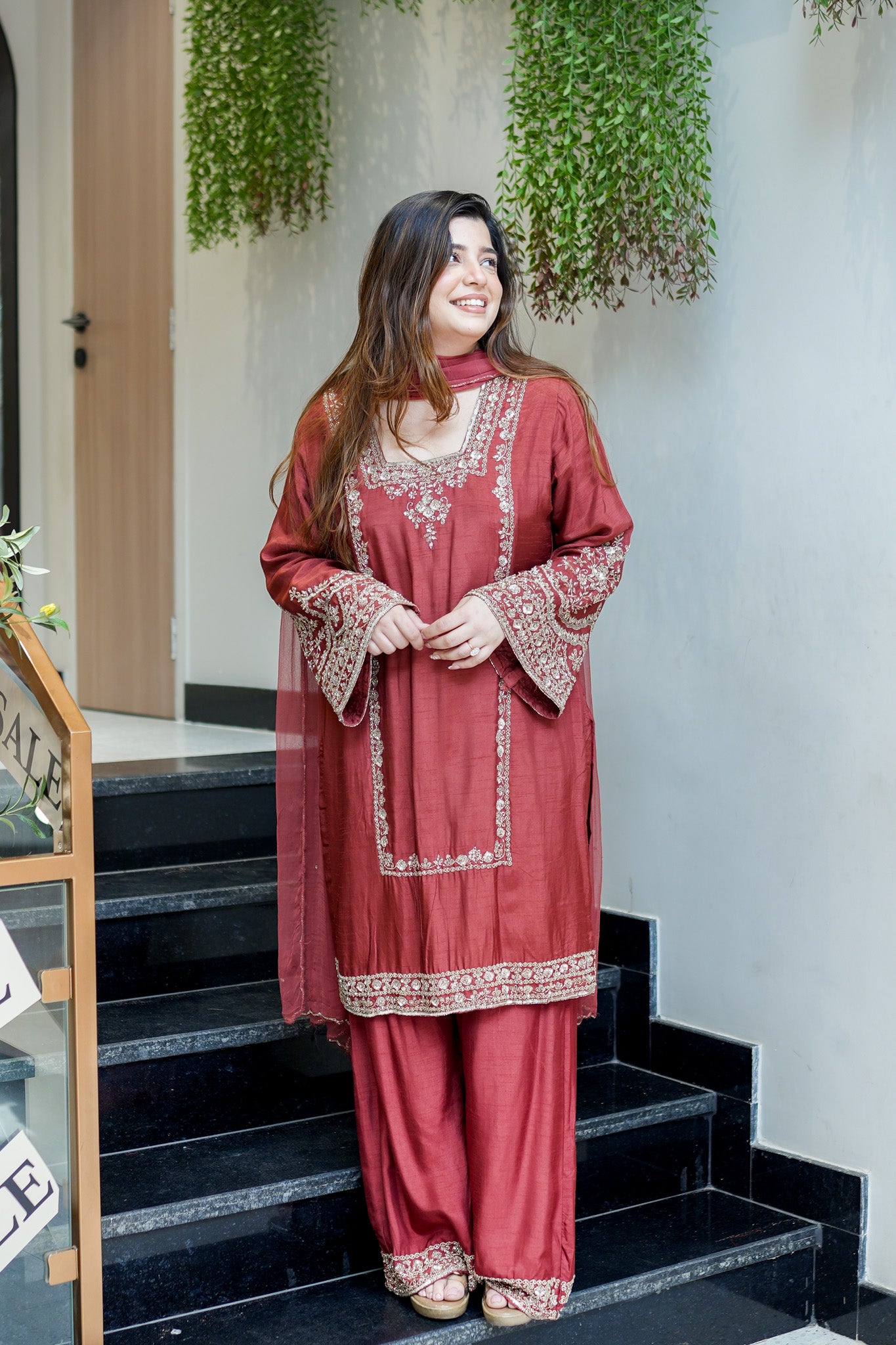 Kamya Hand Embroidered Suit Set