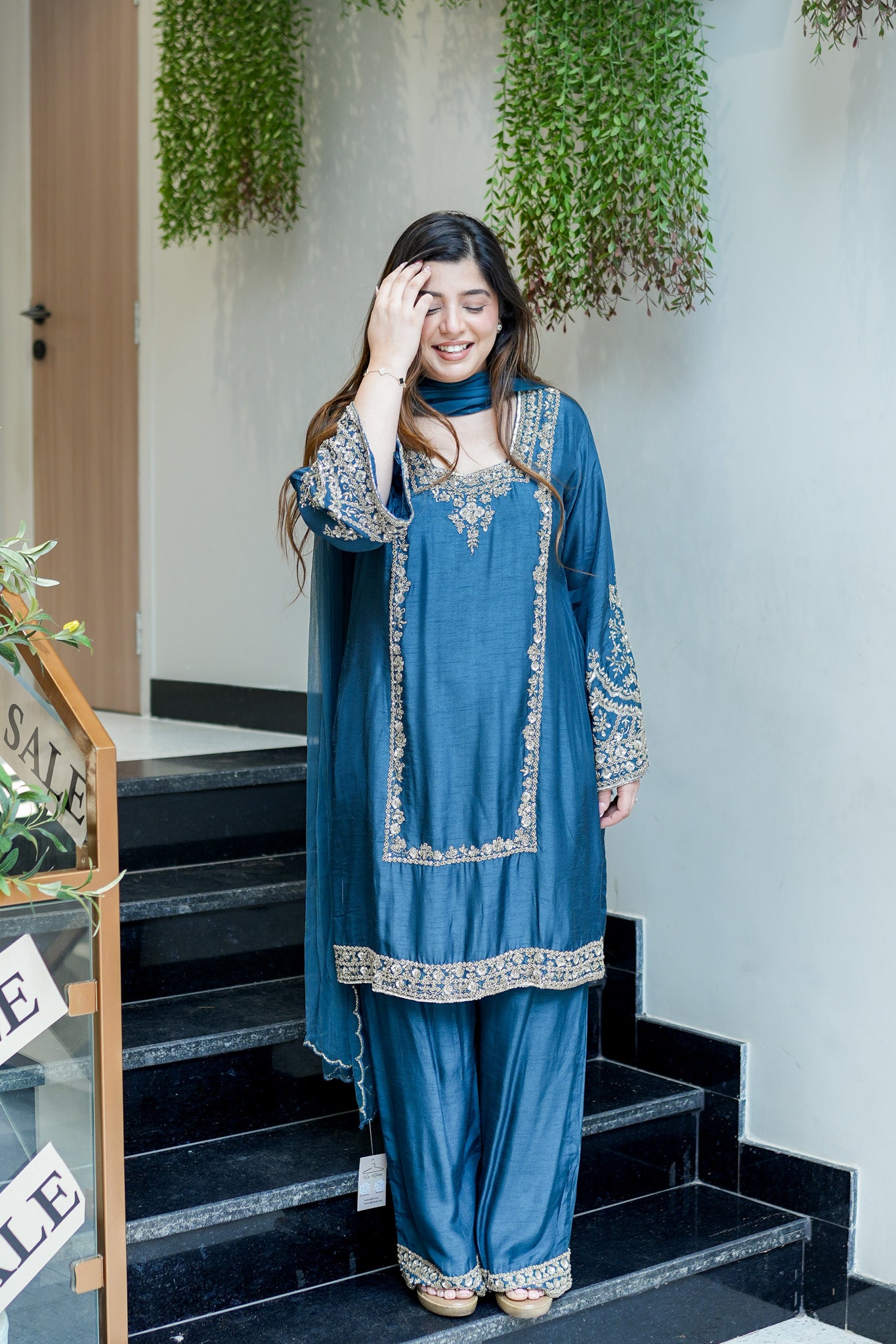 Kamya Hand Embroidered Suit Set