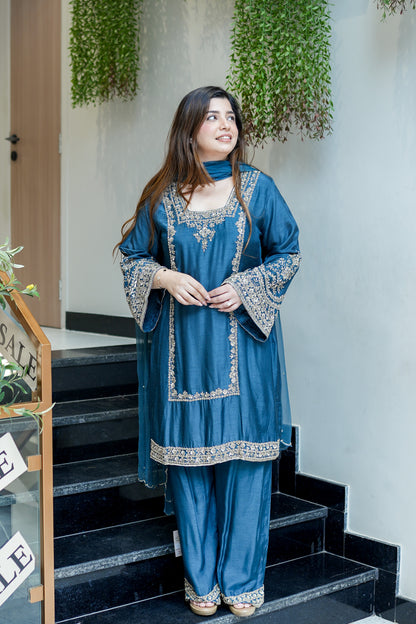 Kamya Hand Embroidered Suit Set