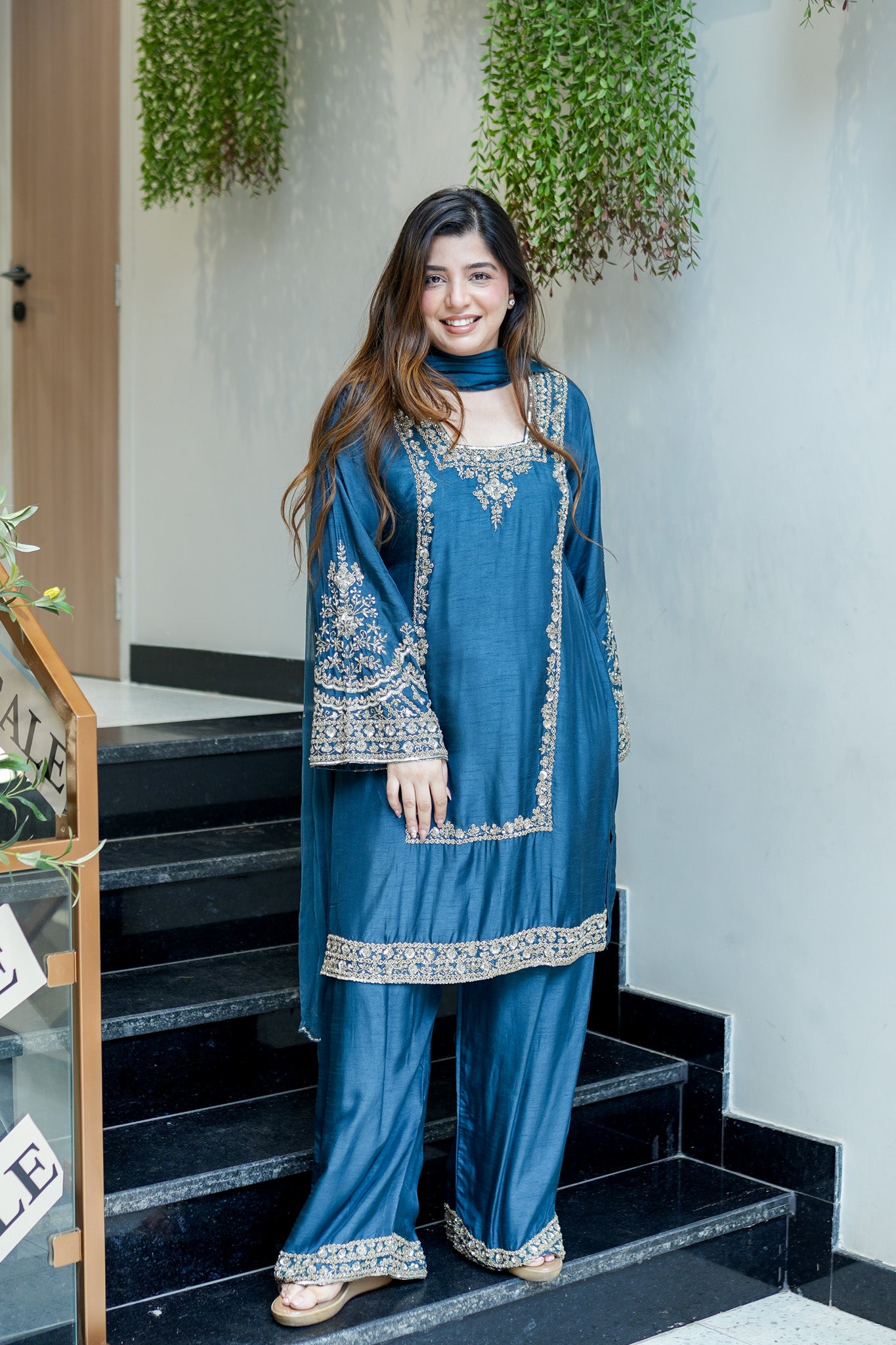 Kamya Hand Embroidered Suit Set