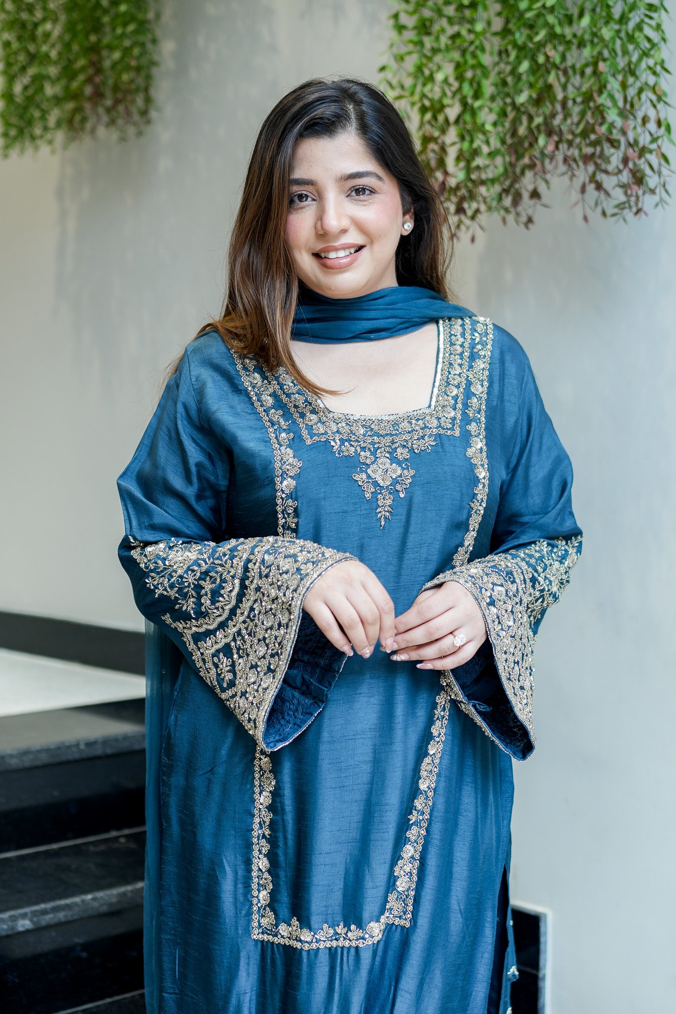Kamya Hand Embroidered Suit Set